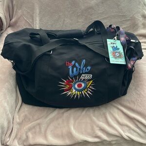 The Who Hits 50! VIP Duffle Bag & Commemorative 3D Tour Badge and Lanyard
